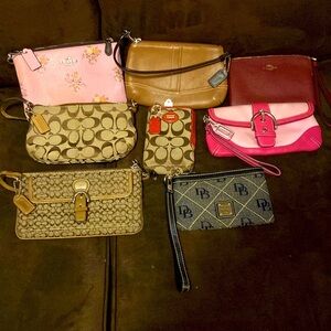 Coach Wristlet Lot w/Dooney & Bourke